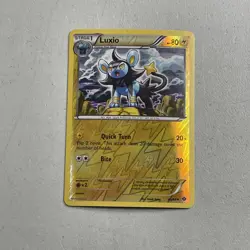 Pokemon TCG 2012 Next Destinies Card -- Luxio 45/99 Reverse Holo - Image 1