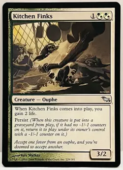 Kitchen Finks -#229-MTG- Shadowmoor-Regular-LP - Image 1