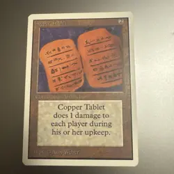 MTG Copper Tablet Unlimited Magic the Gathering NM Near Mint - Image 1