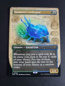 Geometer's Arthropod (Borderless) Rare MTG Secrets of Strixhaven - Image 1