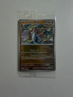 Slither Wing 107/182 Pokemon Stamped Promo Paradox Rift SEALED - Image 1