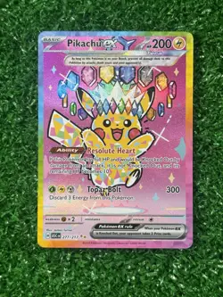 Pokemon TCG - Pikachu ex 277/217 Special Illustration Rare Ascended Heroes - Image 1