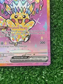 Pokemon TCG - Pikachu ex 277/217 Special Illustration Rare Ascended Heroes - Image 4