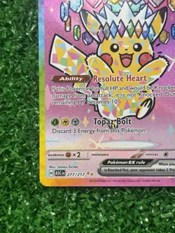Pokemon TCG - Pikachu ex 277/217 Special Illustration Rare Ascended Heroes - Image 5
