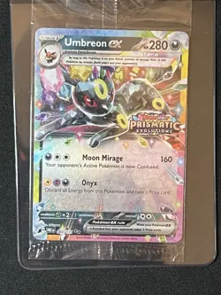 Pokemon Umbreon EX 060/131 Prismatic Evolutions Stamp Promo Sealed 🔥 - Image 1