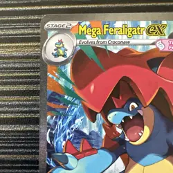 Pokemon TCG Ascended Heroes Mega Feraligatr EX 274/217 SIR - Image 2