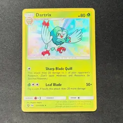 Dartrix SV3/SV94 Shiny Vault Sun & Moon Hidden Fates Pokemon TCG - Image 1