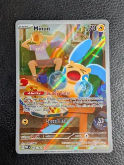 Minun - 194/182 Paradox Rift (Pokemon) Illustration Rare (NM) - Image 1