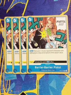 One Piece TCG - Barrier-Barrier Pistol - OP10-060 - Royal Blood - English X4 - Image 1