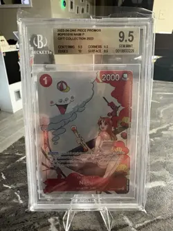 One Piece TCG Nami OP01-016 Gift Box 9.5 Gem Mint - Image 1