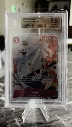 One Piece TCG Nami OP01-016 Gift Box 9.5 Gem Mint - Image 2