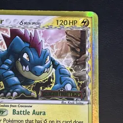 Feraligatr (Delta Species) STAMPED 2/101 Dragon Frontiers Reverse Holo MP - Image 3