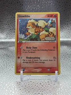 Growlithe 55/92 EX Legend Maker Reverse Holo Stamped 2006 Nintendo Pokemon Card - Image 1