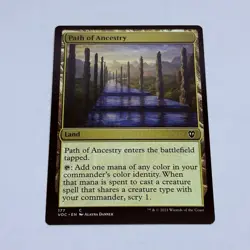 Path Of Ancestry 177 - Magic The Gathering Trading Card MTG Tc7 - Image 1