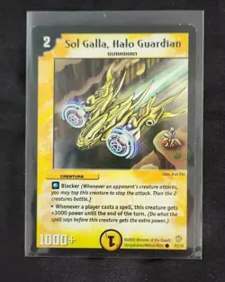 Sol Galla, Halo Guardian 13/55 Duel Masters TCG Card Dragons of Hyperchaos NM - Image 1