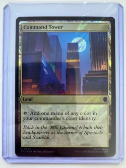 Command Tower (Surge FOIL) #0063 Teenage Mutant Ninja Turtles NM ENG MTG TMC TMT - Image 1