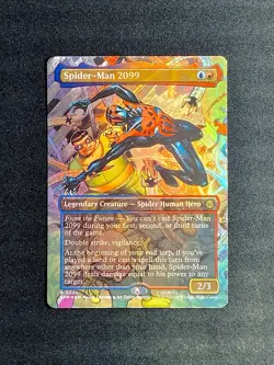 Spider-Man 2099 Borderless Foil R 0205 Spider-Man Marvel SPM MTG NM+ - Image 1