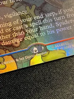 Spider-Man 2099 Borderless Foil R 0205 Spider-Man Marvel SPM MTG NM+ - Image 5