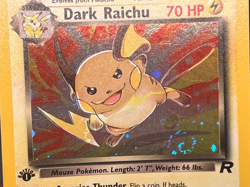 Pokemon Dark Raichu Holo 1st Edition Team Rocket #83/82 – Secret Rare - Image 4
