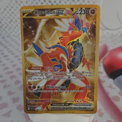 Pokemon TCG - Koraidon ex 254/198 - Scarlet & Violet - Holo Gold Hyper Rare - Image 1