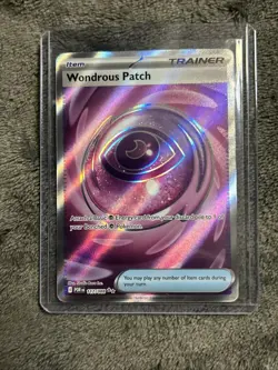 Pokemon TCG Wondrous Patch Trainer-Item 122/068 Ultra Rare Holo - Image 1