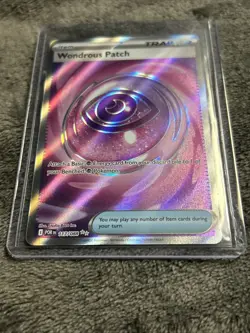 Pokemon TCG Wondrous Patch Trainer-Item 122/068 Ultra Rare Holo - Image 2
