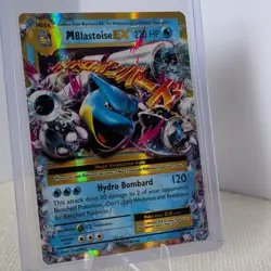 Pokemon M Blastoise EX 22/108 Evolutions Holo HP220 Hydro Bombard - Image 3