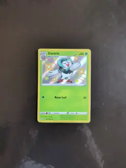 Pokemon TCG Dartrix Shining Fates SV002/SV122 Holo Shiny Holo Rare LP - Image 1