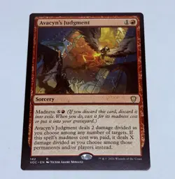 Avacyb’s Judgment 142 - Magic The Gathering Trading Card MTG Tc7 - Image 1