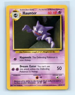 Pokemon tcg Base Set Haunter Moderately played - Image 1