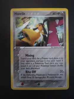 MAWILE HOLO POKEMON CARD 9/100 CRYSTAL GUARDIANS LIGHTLY PLAYED EX+ - Image 1