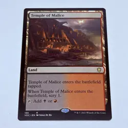 Temple Of Malice 186 - Magic The Gathering Trading Card MTG Tc7 - Image 1