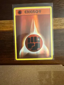 Fighting Energy 96/108 Common Evolutions Pokemon Reverse Holo Near Mint - Image 1