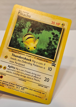 Pikachu 27 Wizards Black Star Promo Pokemon 1466 - Image 4