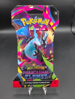 Pokemon TCG: Mega Evolution Phantasmal Flames Sleeved Booster Pack NEW - Sealed - Image 3