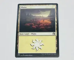 Plains 380 Magic The Gathering Trading Card MTG Tc7 - Image 1