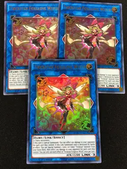 Yugioh Trickstar Foxglove Witch DUPO-EN021 1st ULTRA x3 (NM) - Image 1