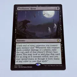 Predators’ Hour 021/038 - Magic The Gathering Trading Card MTG Tc7 - Image 1