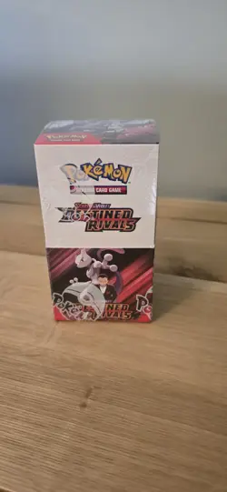 Pokemon TCG Destined Rivals Half Booster Box 18 Packs Factory New & Sealed - Image 1