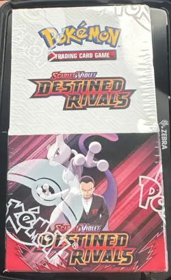 Pokemon Destined Rivals Half Booster Box (18 Packs) *Factory Sealed* New - Image 1