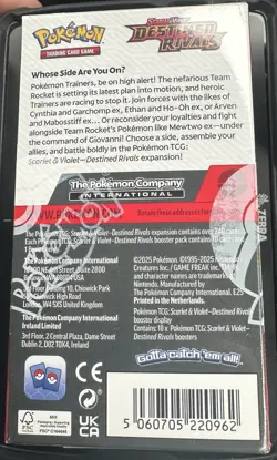 Pokemon Destined Rivals Half Booster Box (18 Packs) *Factory Sealed* New - Image 3