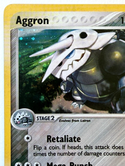Aggron 1/109 Holo Rare 2003 EX Ruby & Sapphire Pokemon LP+ - Image 3