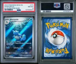 Wartortle 171/165 Sv: Scarlet & Violet 151 Holo PSA 8 Pokemon Card - Image 3