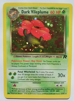 Dark Vileplume Pokemon Card Holo WOTC 13/82 Team Rocket Set Rare Vintage 2000 LP - Image 1