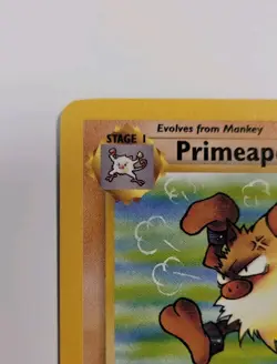 Pokemon TCG Primeape 1st Edition Jungle, Card 43/64, Uncommon, Vintage LP - Image 2