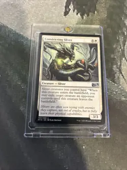 MTG Constricting Sliver - Magic 2015 (M15) #007 Magic the Gathering - Image 3