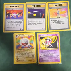 🔥 Old vintage Pokemon TCG Base Set Card Lot Electrode Mr. Mime Lass 5x 🔥 - Image 1