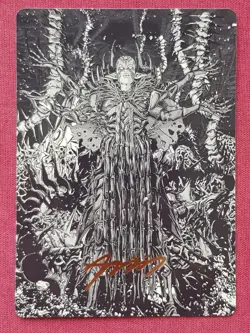Magic The Gathering PHYREXIA ALL WILL BE ONE ART SERIES NISSA ASCENDED ANIMIST - Image 1