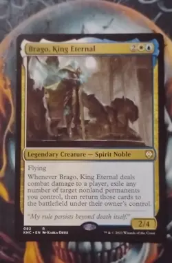 Brago, King Eternal Commander: Kaldheim Regular - Image 1