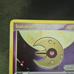 Pokemon TCG Lunatone 20/92 Legend Maker Rare Reverse Holo 60HP Basic Psychic - Image 2